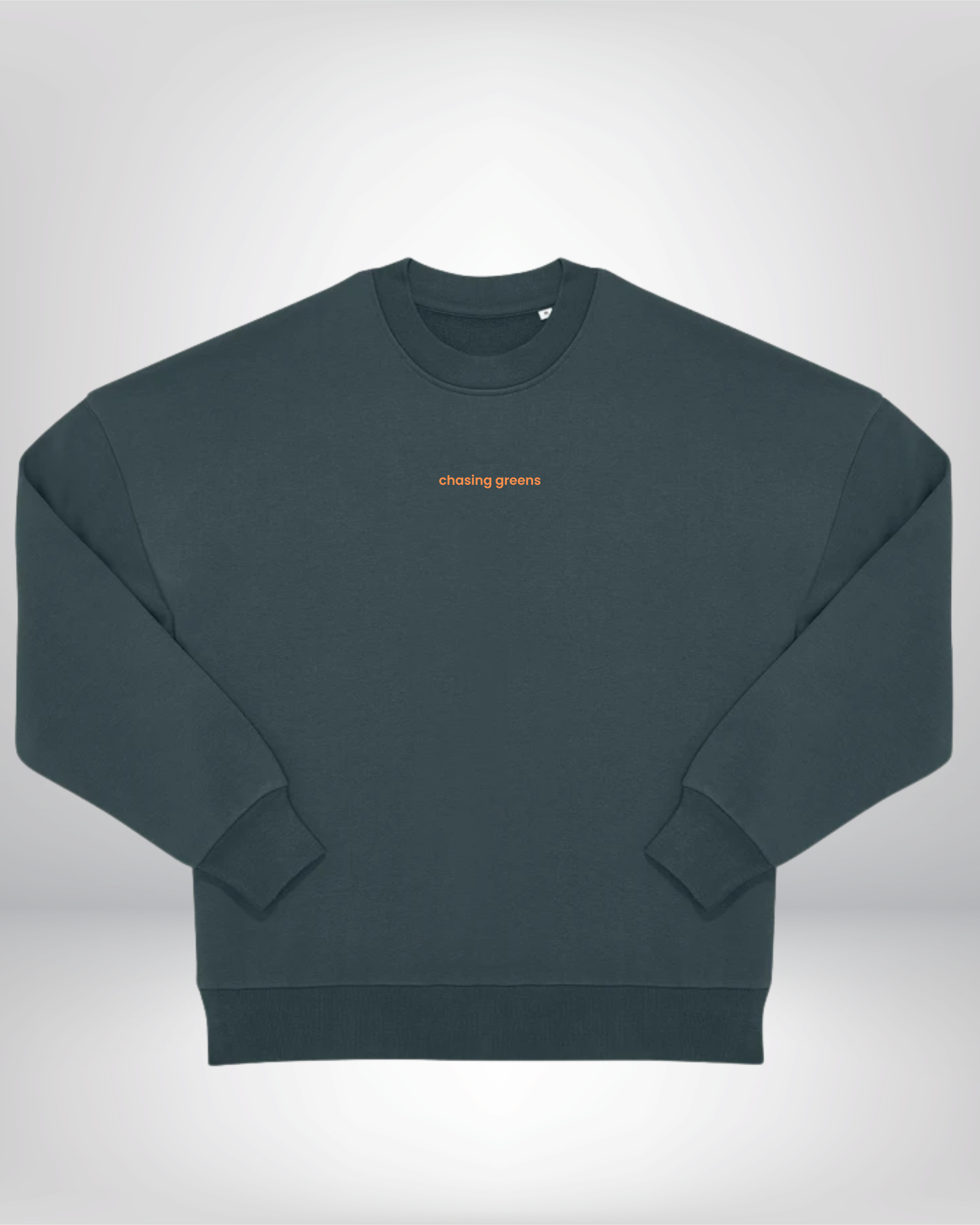 Chasing greens embroidery - Oversized Sweatshirt