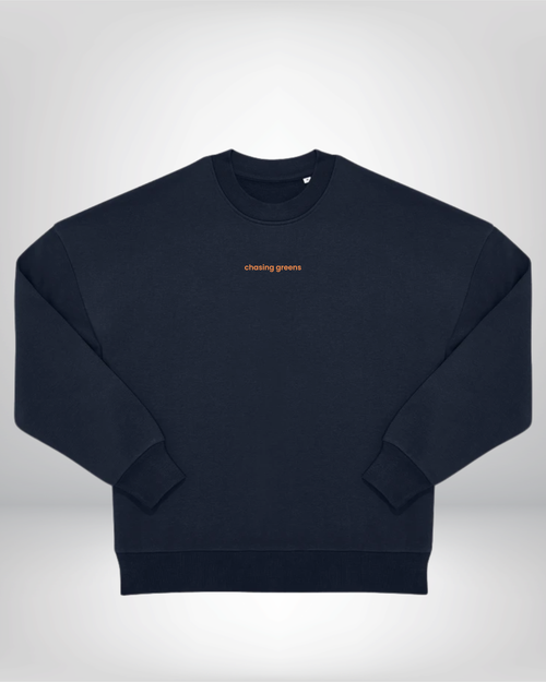 Chasing greens embroidery - Oversized Sweatshirt