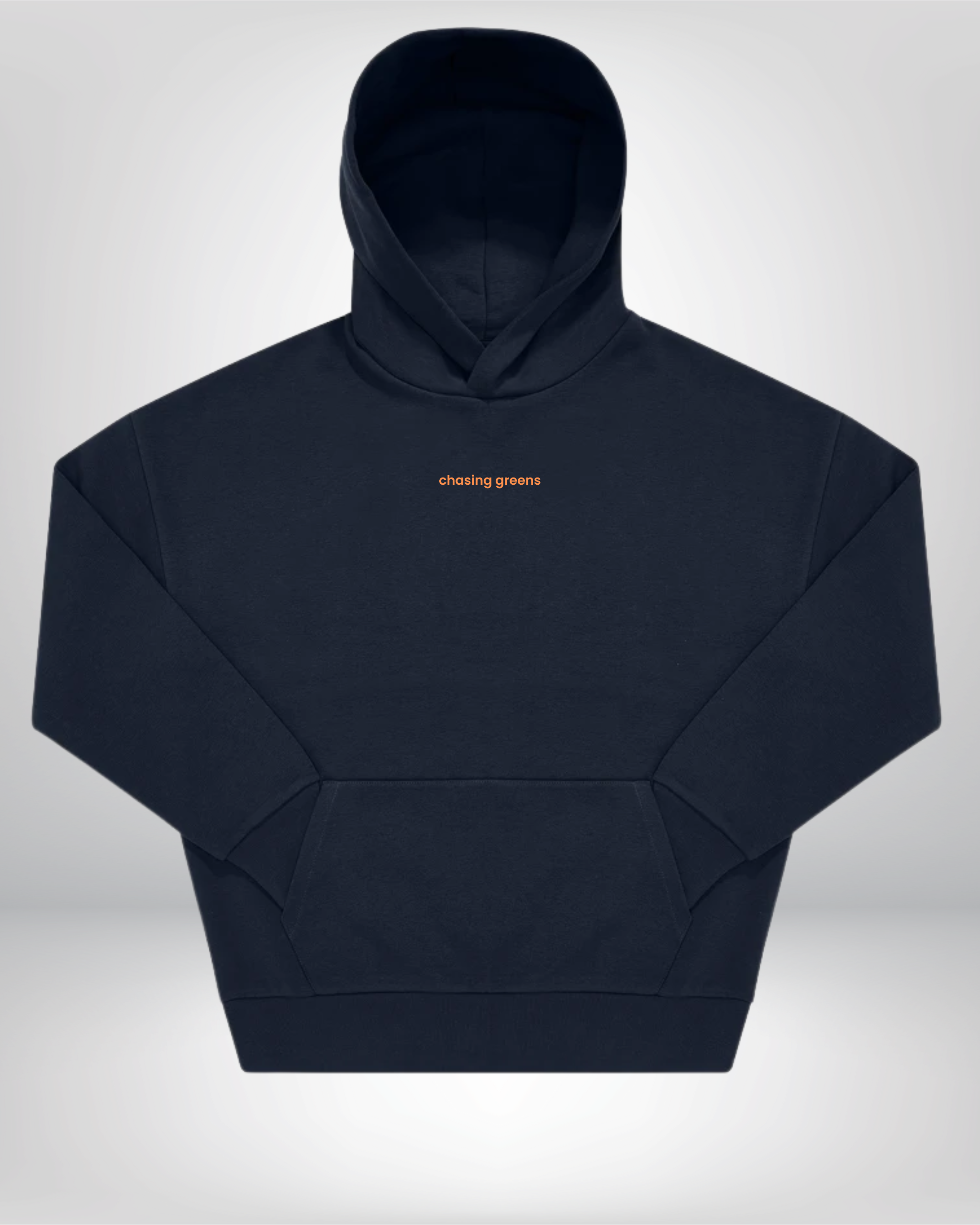 Chasing greens embrodiery - Oversized Hoodie