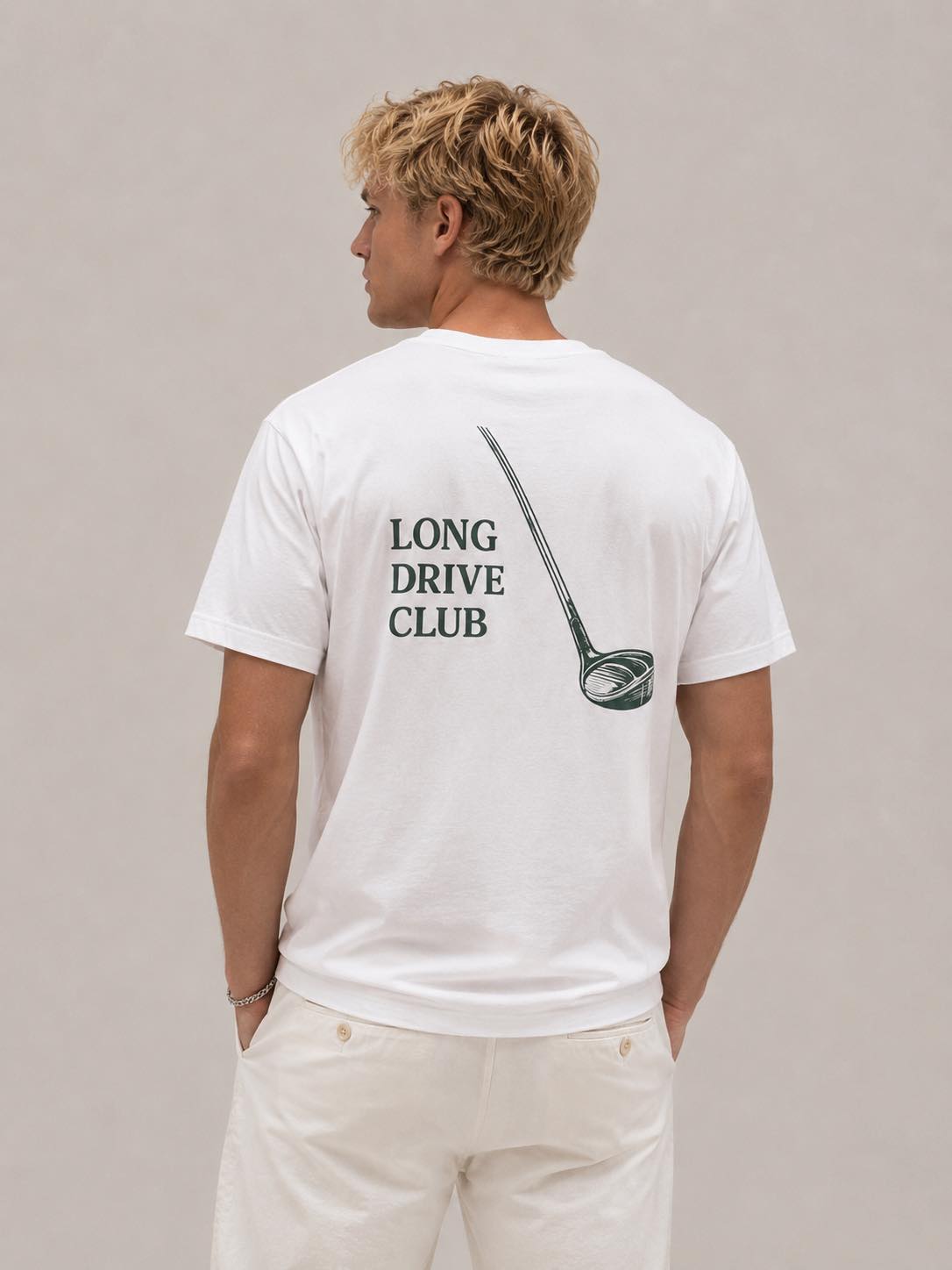 Long Drive Club print - Loose fit