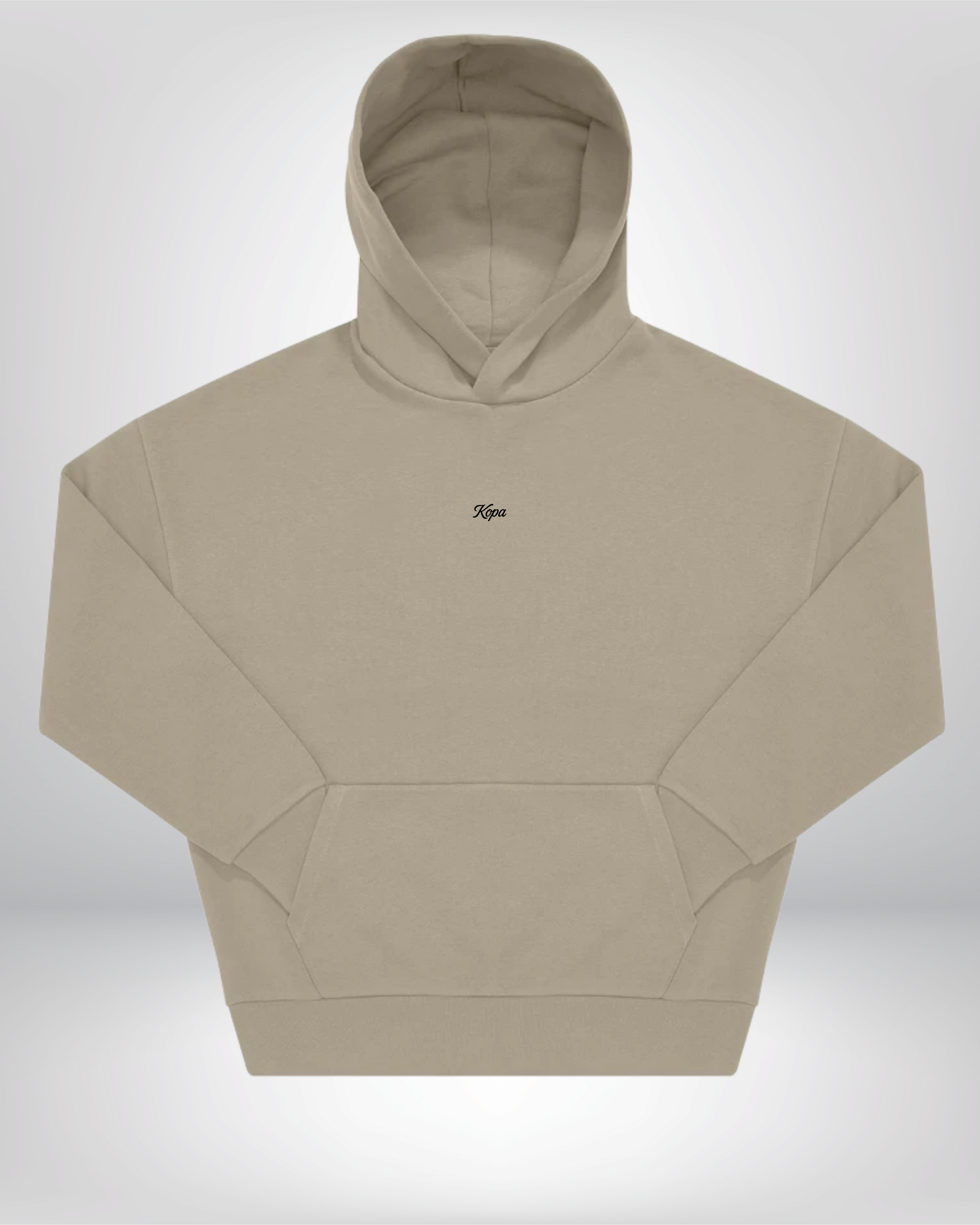 Kopa same color embroidery - Oversized hoodie