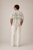 Raised on rough living on greens - Loose fit