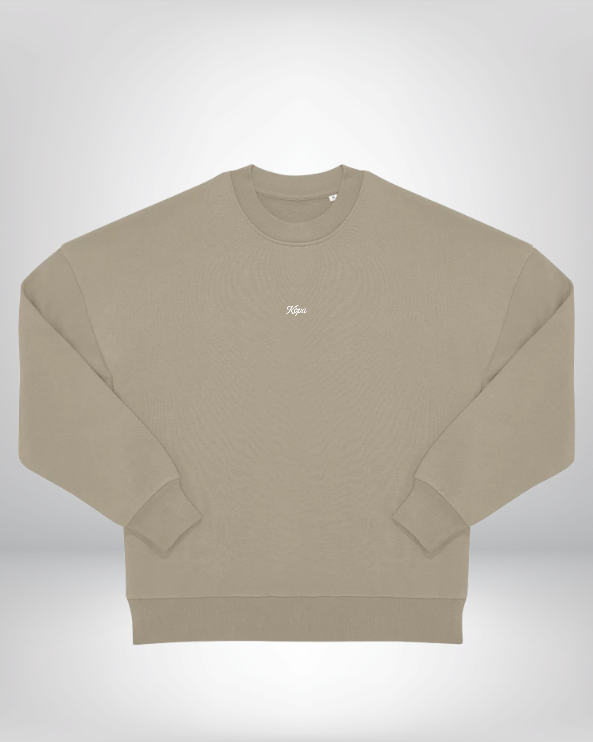 Kopa white color embroidery - Oversized Sweatshirt
