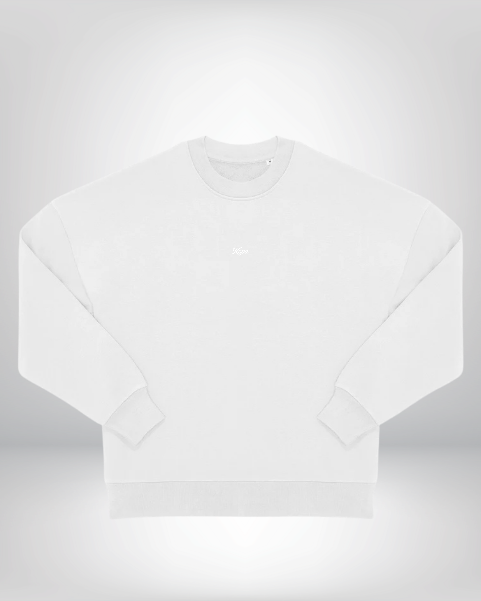Kopa same color embroidery - Oversized Sweatshirt